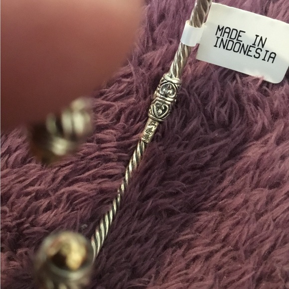 NWT Artisan Crafted Samual B 18K & Sterling Silver Flexible Hinged Bracelet - Picture 13 of 14